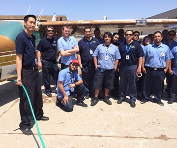 Aviation Maintenance instructor Joseph Wong