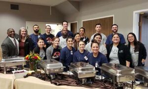 SJVC Rancho Cordova Respiratory Therapy students volunteer for A Partnership in Thanks