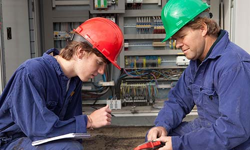 Electricians-working-on-a-job