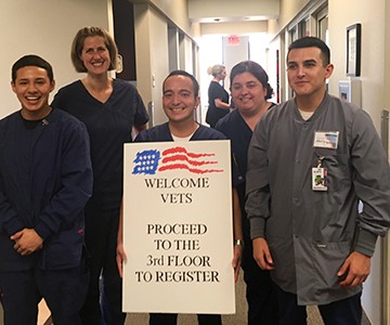 Fresno Dental Assisting students help veterans