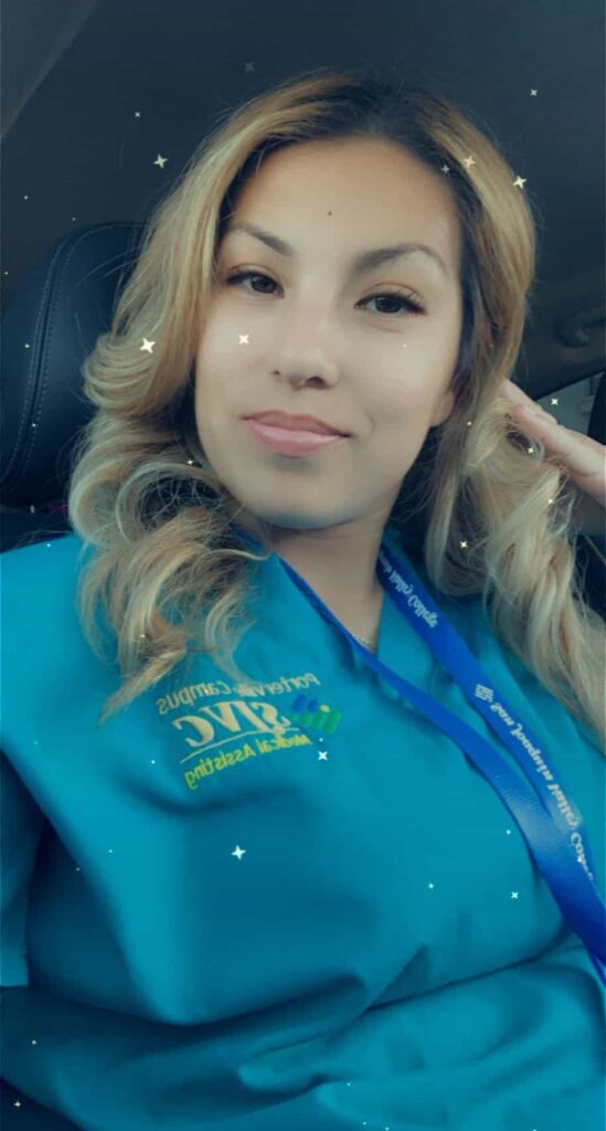 SJVC Porterville clinical medical assisting grad Letty Lopez