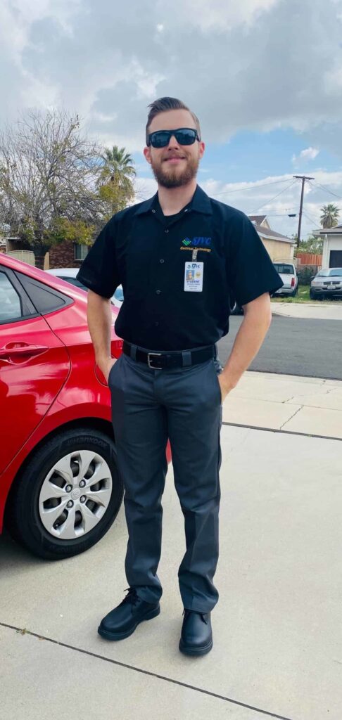 SJVC Electrical Technology grad Richard Kinsey