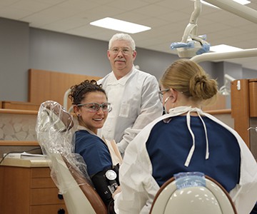 San Diego Campus Supervising dentist Howard Eagle